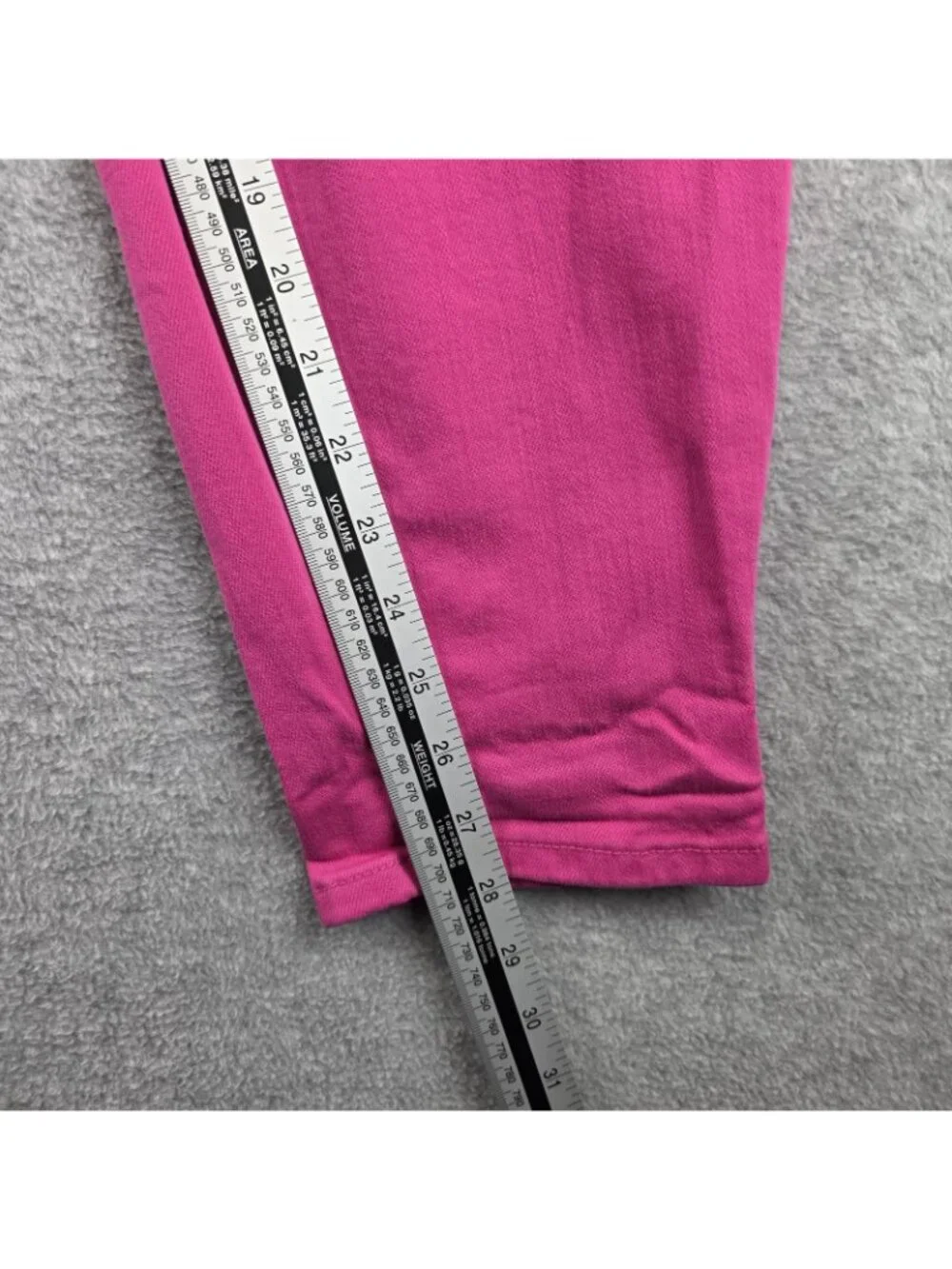 Judy Blue Jeans Womens 14W Pink Neon High Rise Skinny Ankle Stretch Denim